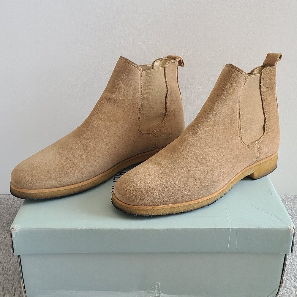 Shoe The Bear Sand II Suede Leather Chelsea Boots - Size EU 41 (US 8/8.5)